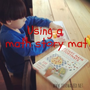 Using A Math Story Mat | To Sow A Seed